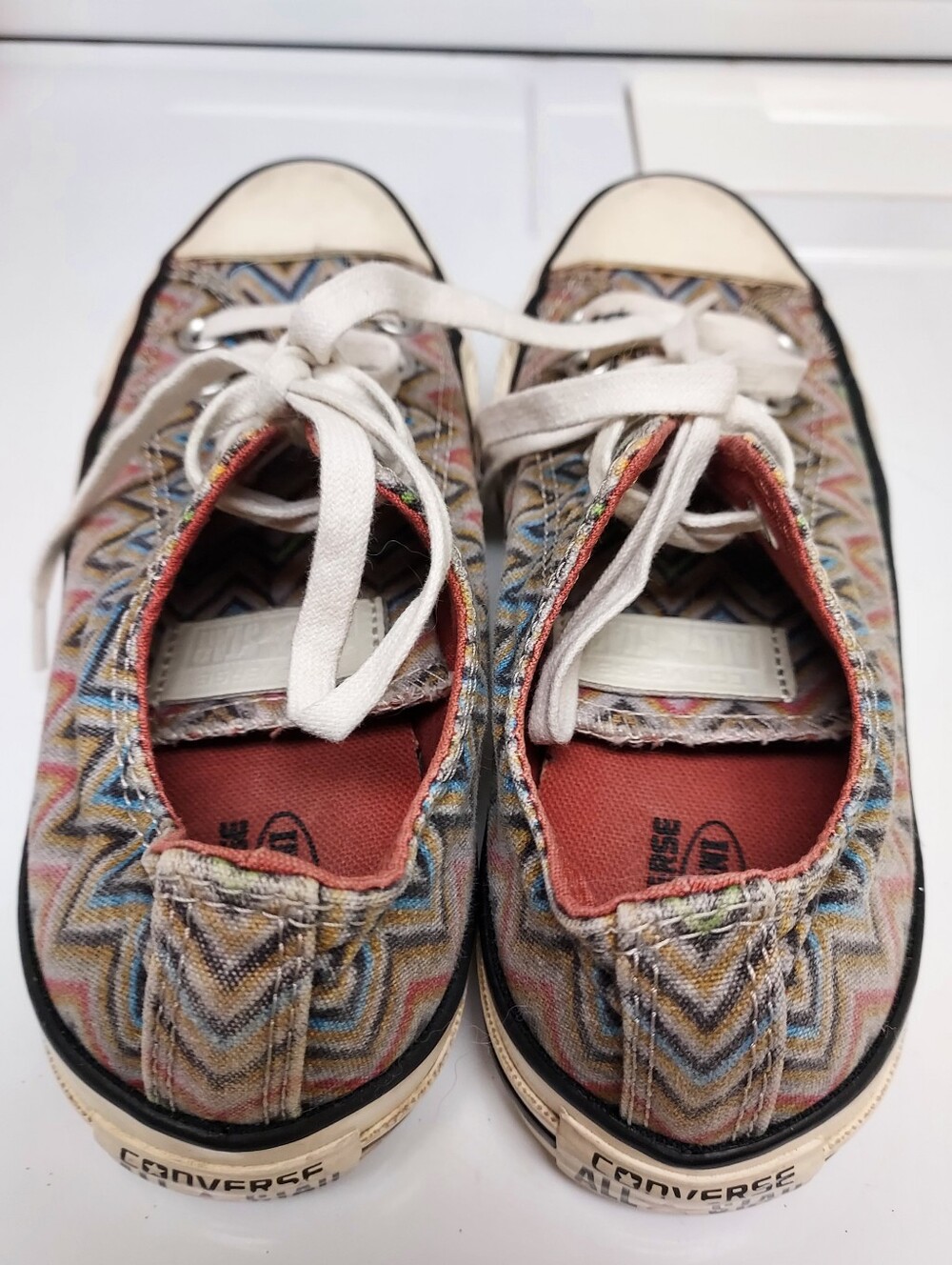 ๐๐ฝโโ๏ธ Converse Chucks Missoni Stan Smith Sneakers Womens 6.5 Mens 4.5 - Picture 3 of 5